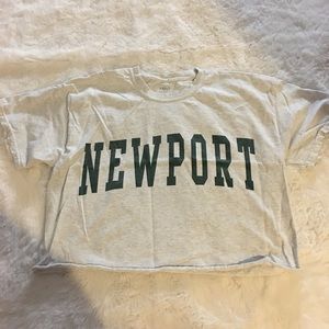 John galt brandy Melville cropped t shirt